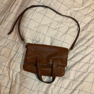 Small brown crossbody-messenger Fossil purse
